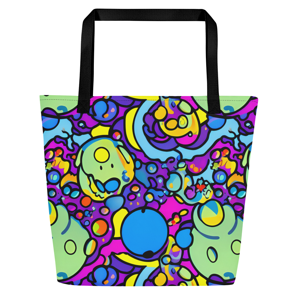 Large Tote Bag w/ Pocket - Enchanted Orbs