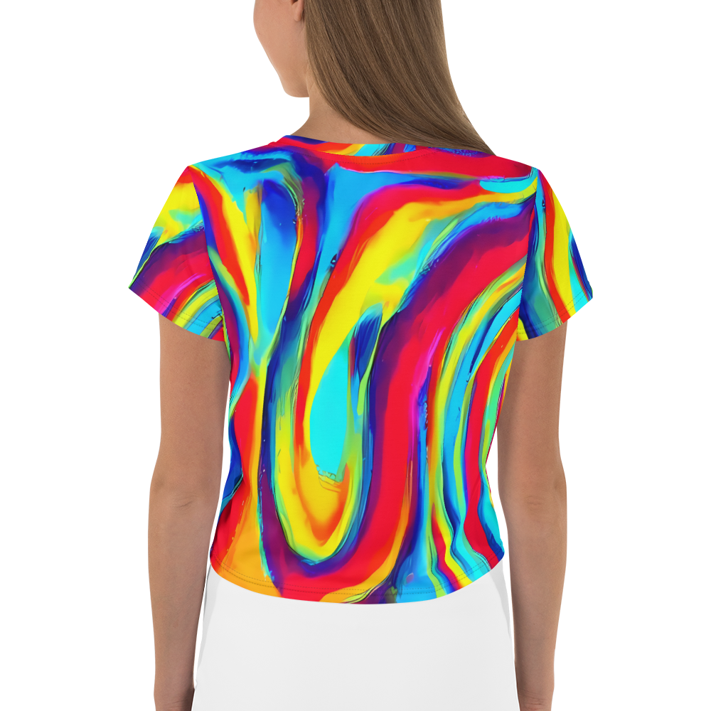 Women's Crop Tee - Stael Swirls