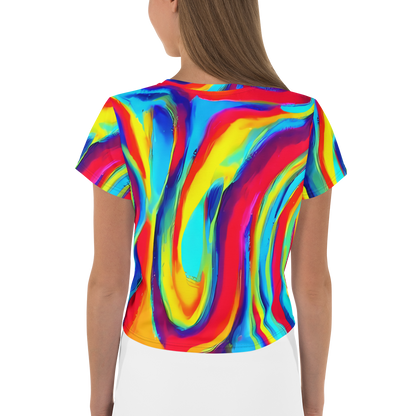 Women's Crop Tee - Stael Swirls