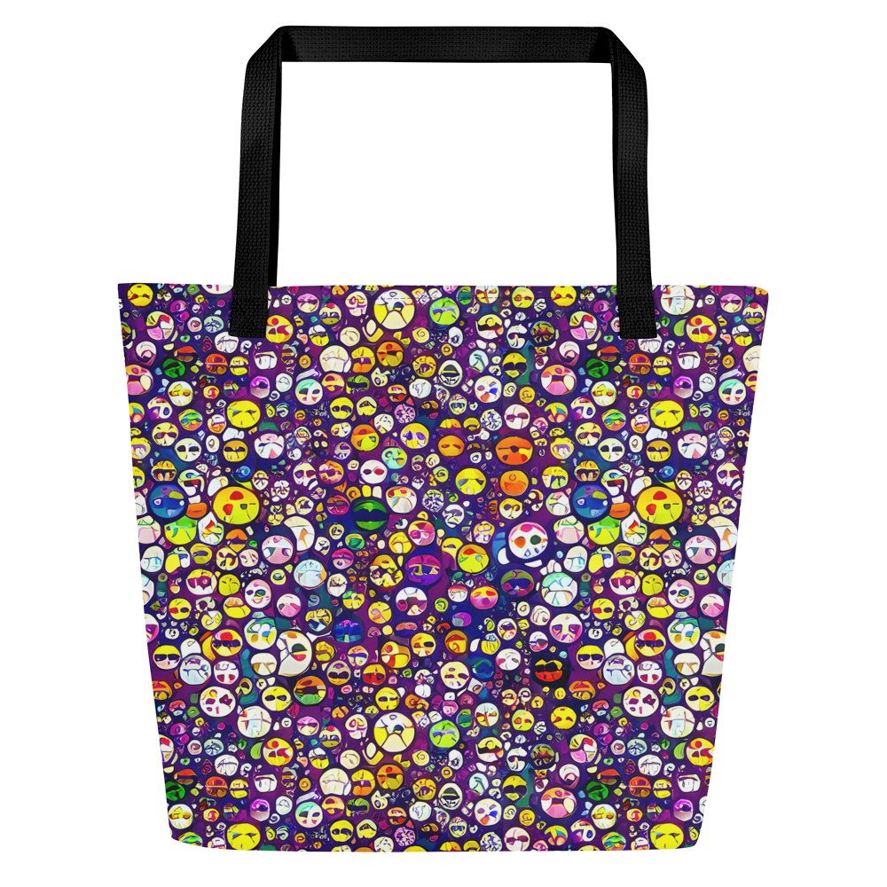 Large Tote Bag w/ Pocket - Mosaic Moods