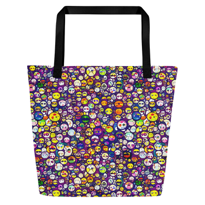 Large Tote Bag w/ Pocket - Mosaic Moods