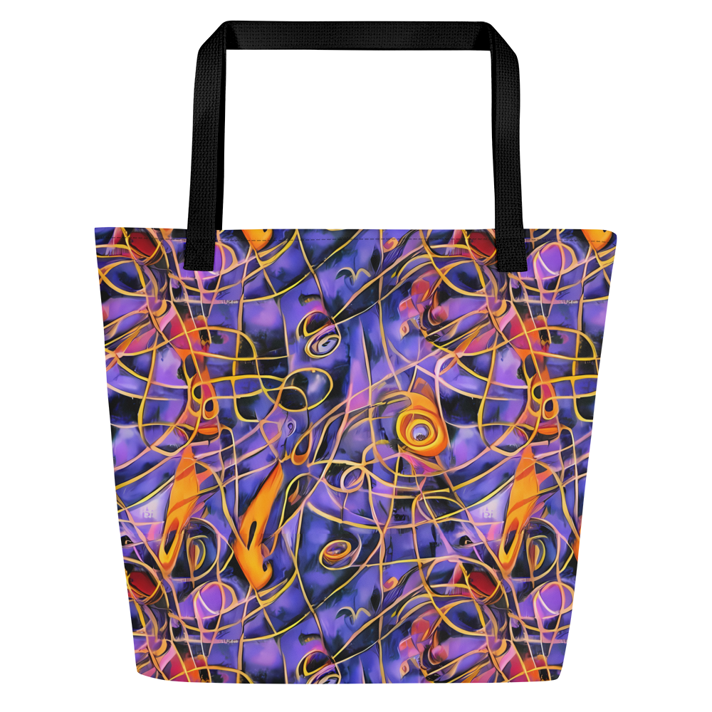 Large Tote Bag w/ Pocket - Bailly's Twist