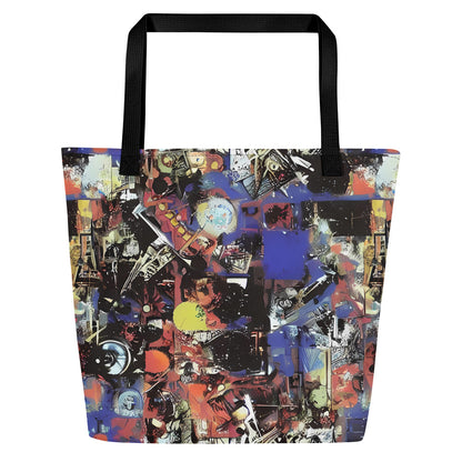 Large Tote Bag w/ Pocket - Radiant Disorder