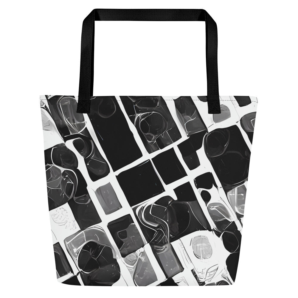 Large Tote Bag w/ Pocket - Interstellar Chic