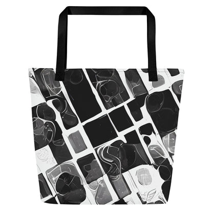 Large Tote Bag w/ Pocket - Interstellar Chic