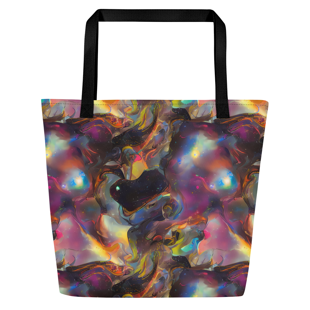 Large Tote Bag w/ Pocket - Cosmic Fusion