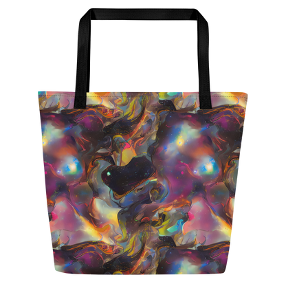 Large Tote Bag w/ Pocket - Cosmic Fusion