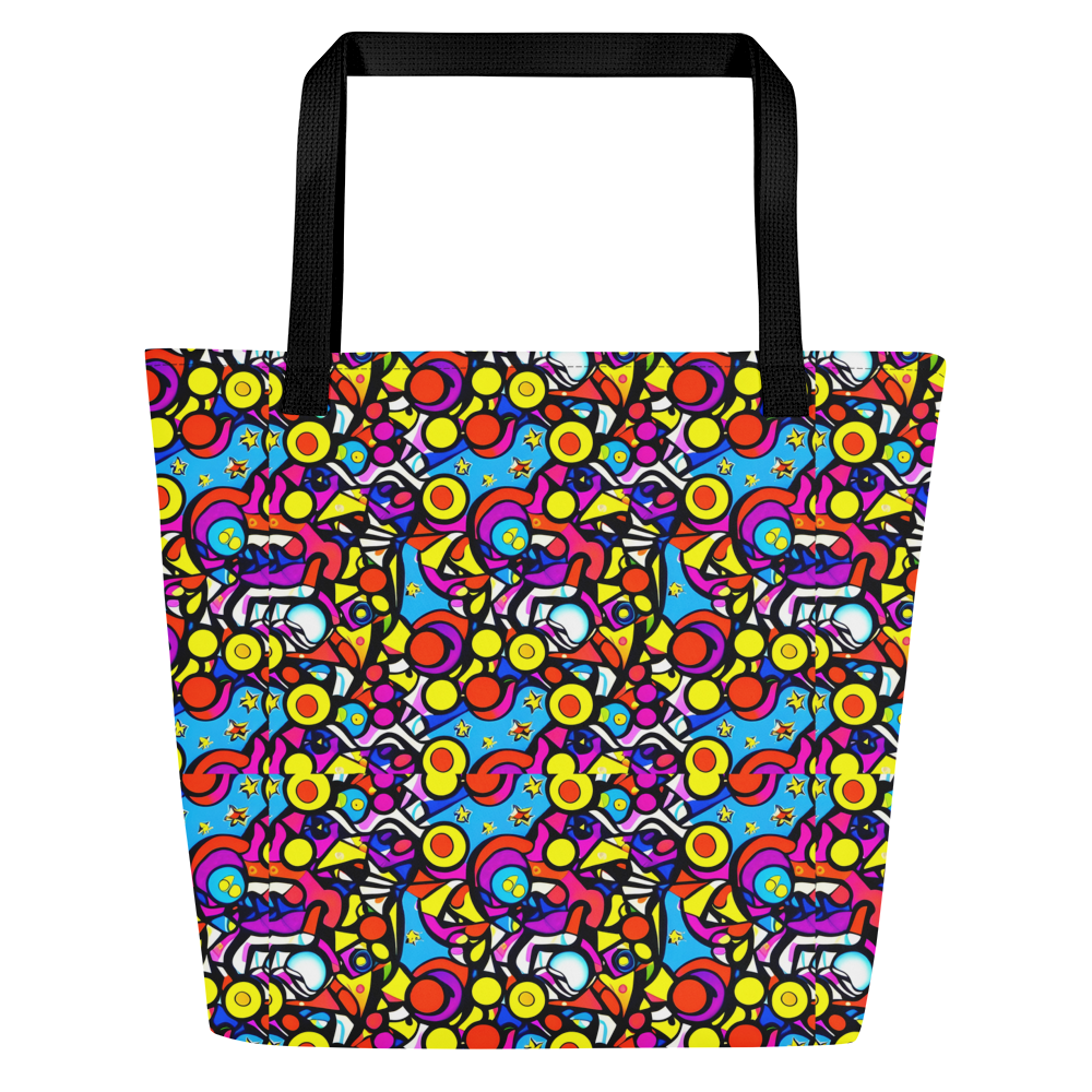 Large Tote Bag w/ Pocket - Stellar Circus