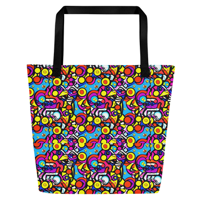 Large Tote Bag w/ Pocket - Stellar Circus