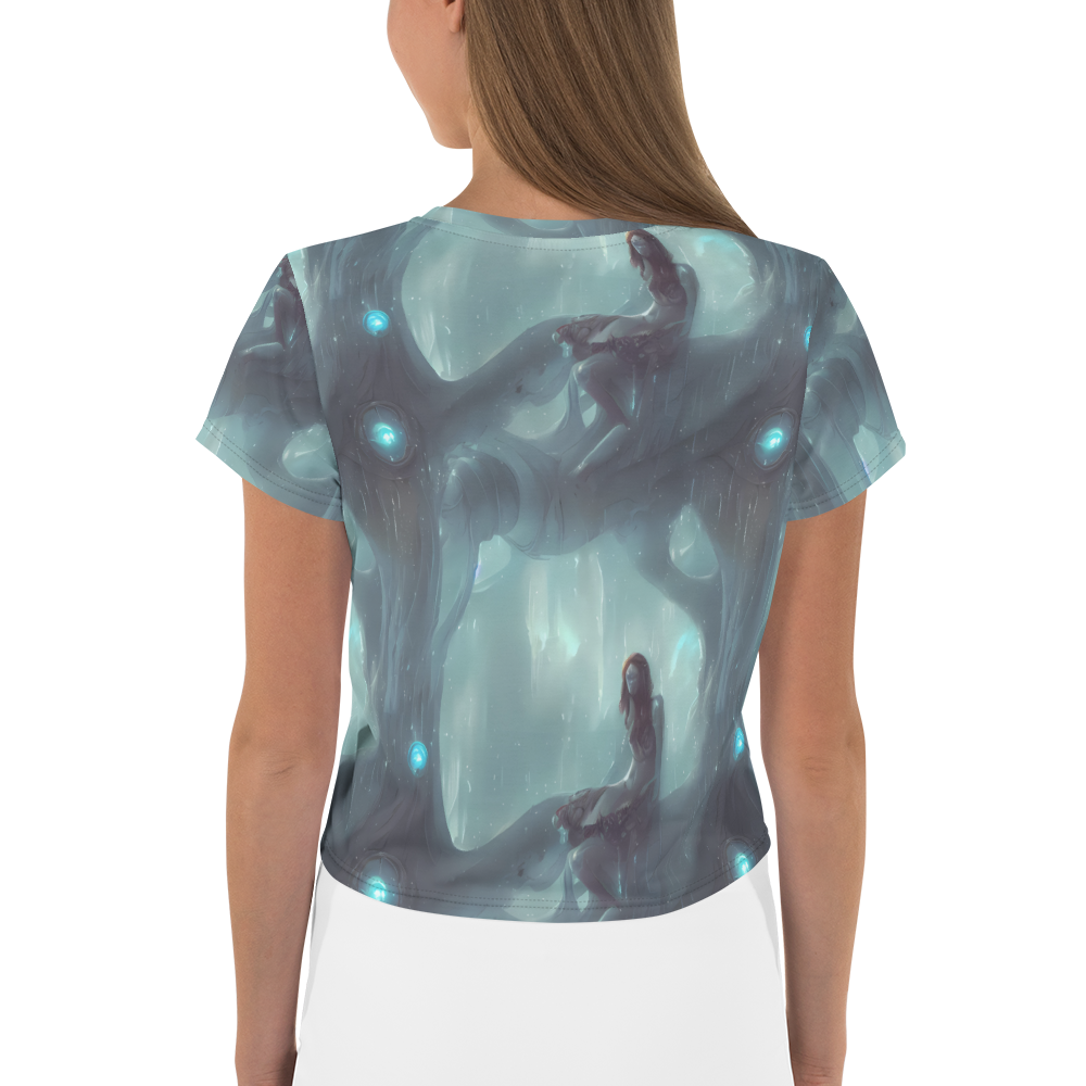 Women's Crop Tee - Liquid Serenity