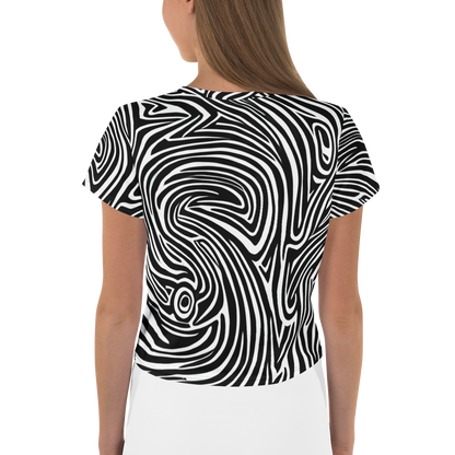 Women's Crop Tee - Vortex Veins