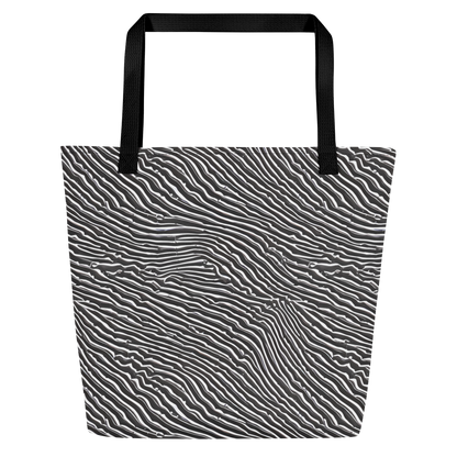 Large Tote Bag w/ Pocket - Hypnotic Waves