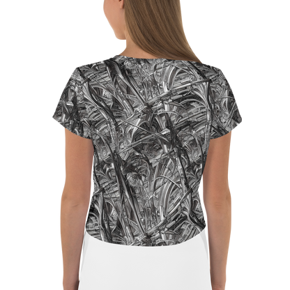 Women's Crop Tee - Gothic Whirlwind