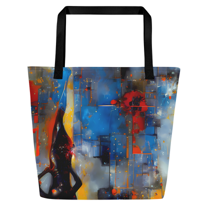 Large Tote Bag w/ Pocket - Neoblock Fusion