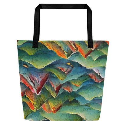 Large Tote Bag w/ Pocket - Elysian Terrain