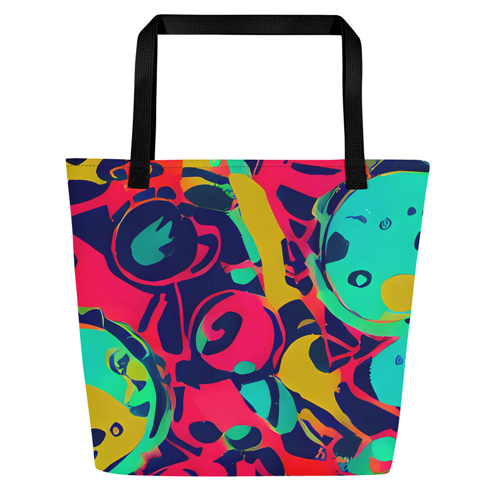 Large Tote Bag w/ Pocket - Gottlieb Galaxy