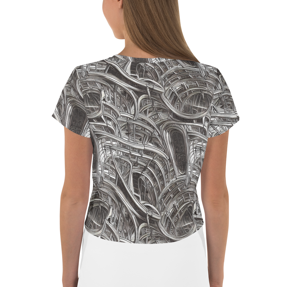 Women's Crop Tee - Piranesi's Dream