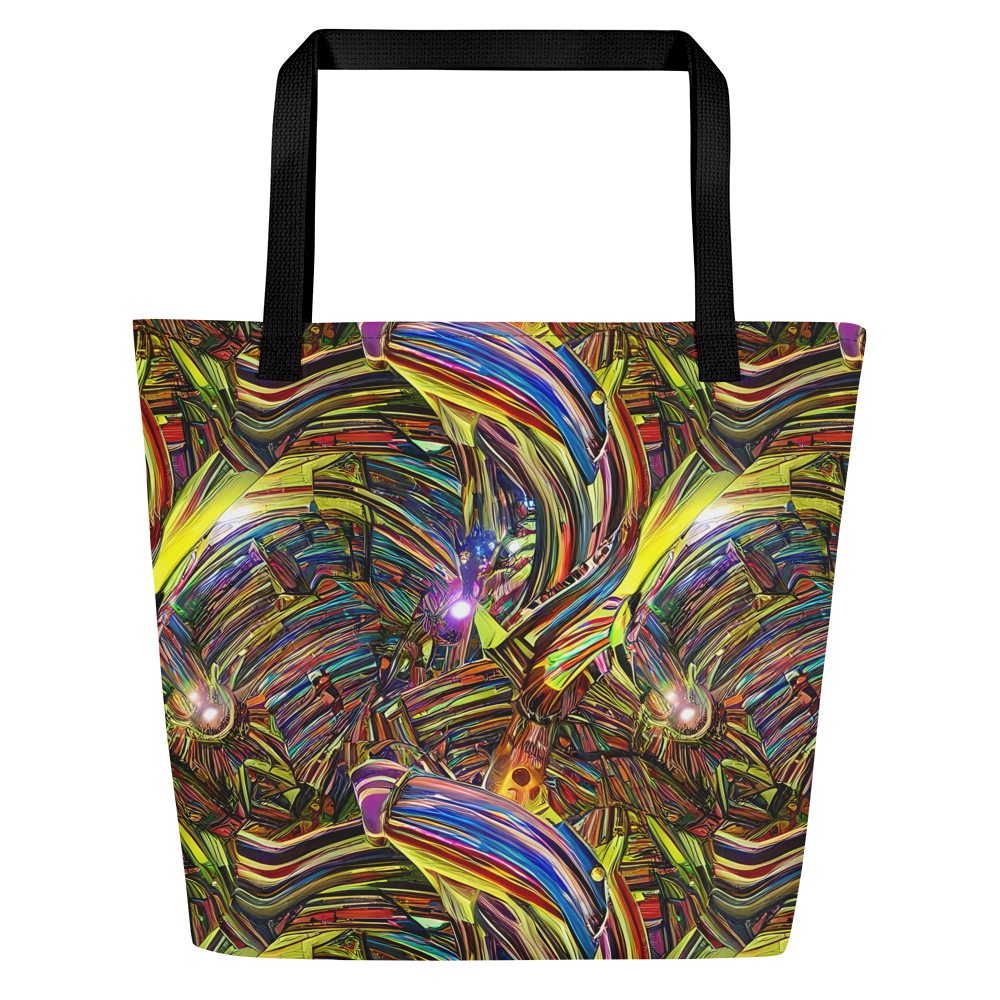 Large Tote Bag w/ Pocket - Quantum Palette