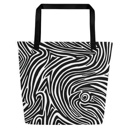 Large Tote Bag w/ Pocket - Vortex Veins