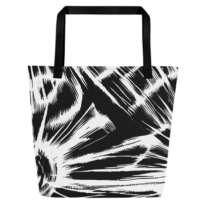 Large Tote Bag w/ Pocket - Silent Thunder