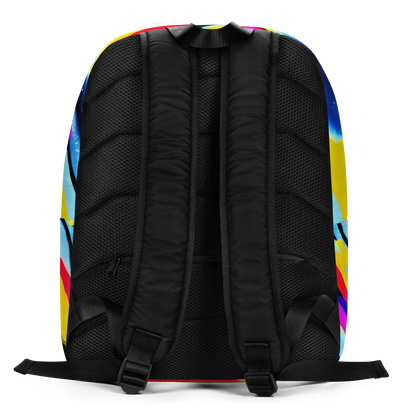 Minimalist Backpack - Electric Dreamscape