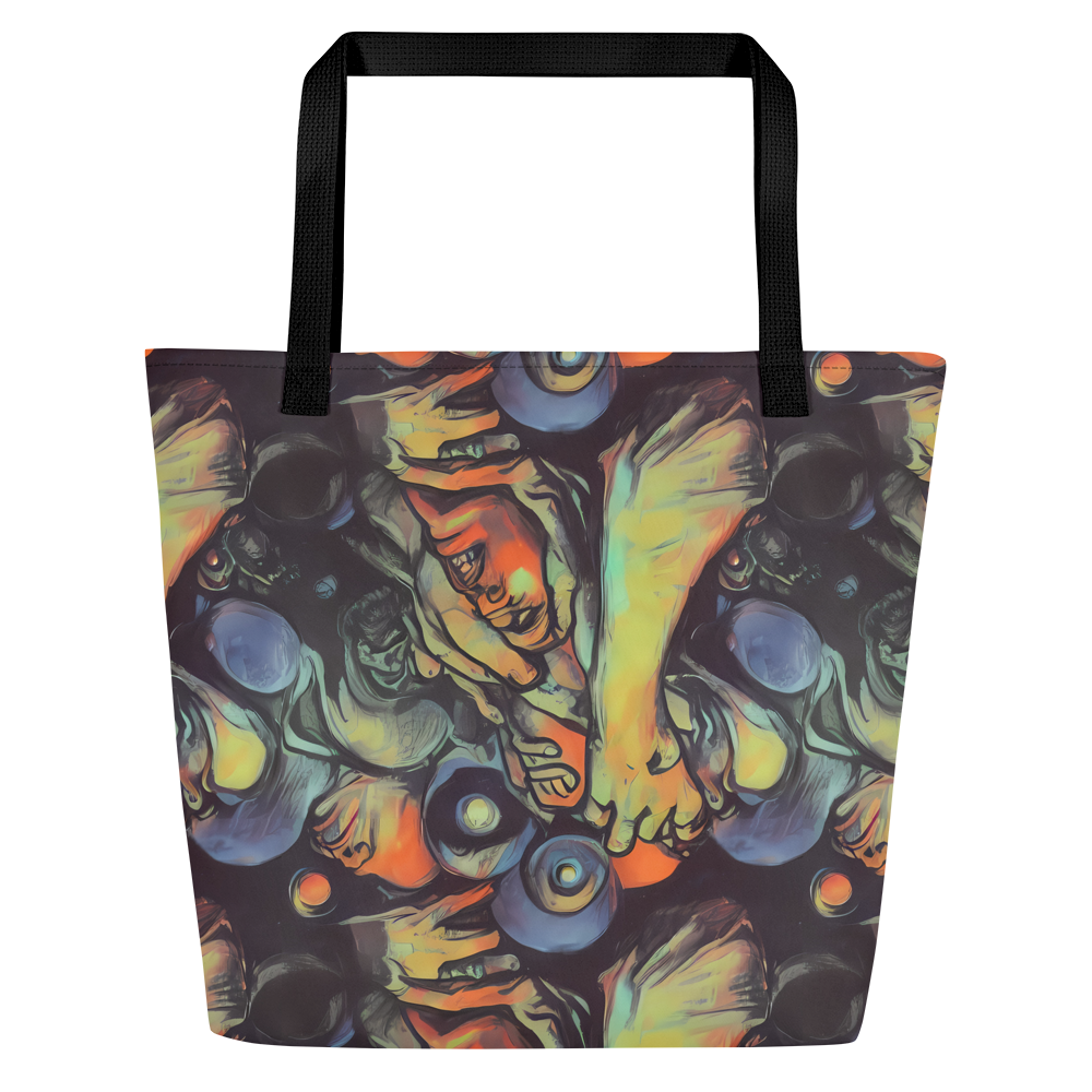 Large Tote Bag w/ Pocket - Cosmic Scream