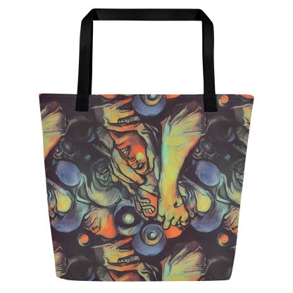 Large Tote Bag w/ Pocket - Cosmic Scream