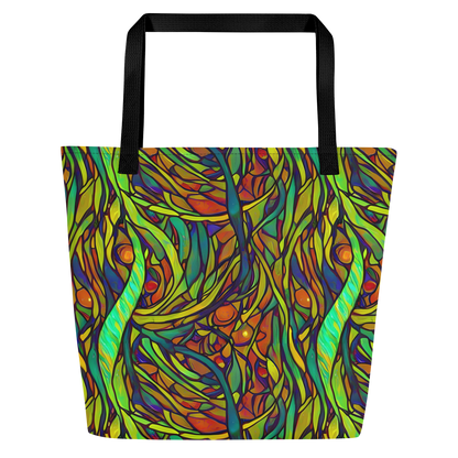 Large Tote Bag w/ Pocket - Cosmic Garden