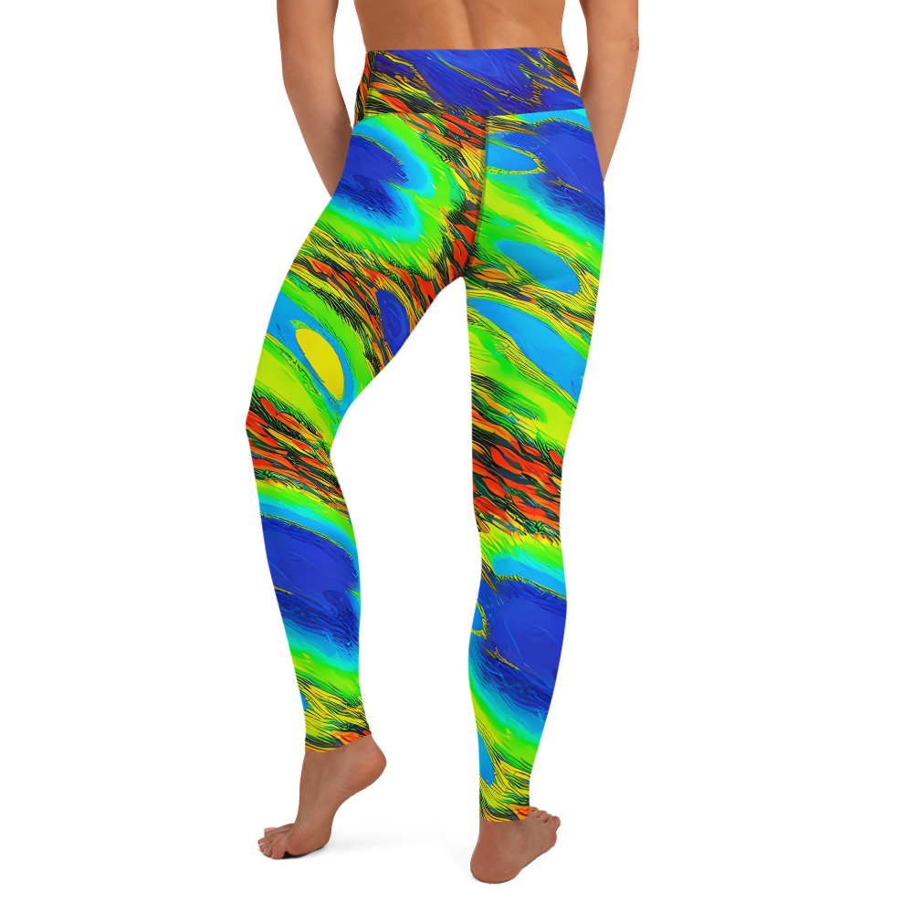 Yoga Leggings - Hodgkin's Blaze