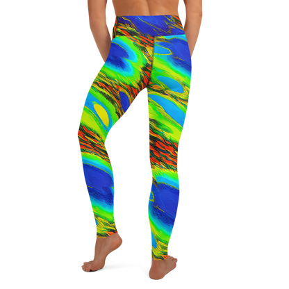 Yoga Leggings - Hodgkin's Blaze