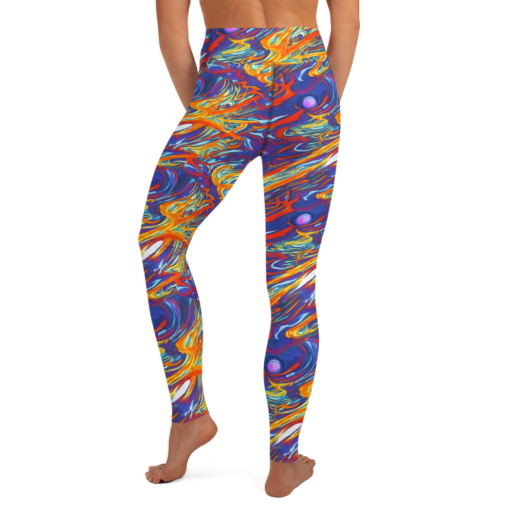 Yoga Leggings - Galactic Ember