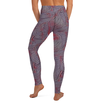 Yoga Leggings - Nebula Waves