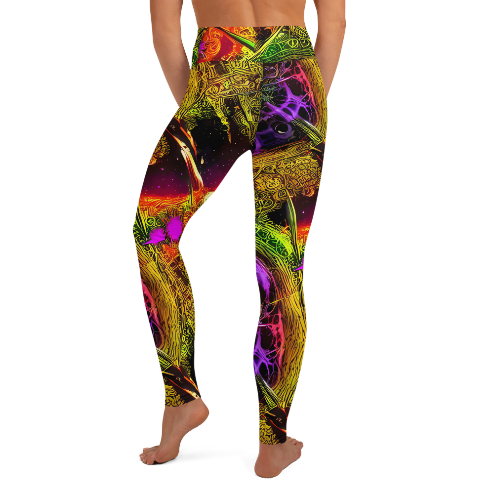 Yoga Leggings - Neon Glyphworks