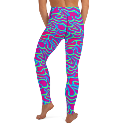 Yoga Leggings - Aquatic Ember