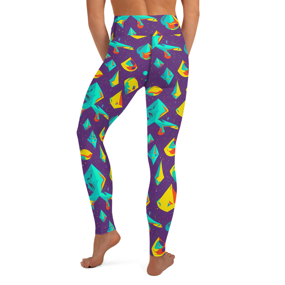 Yoga Leggings - Cascading Prism