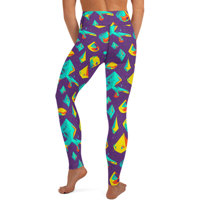 Yoga Leggings - Cascading Prism