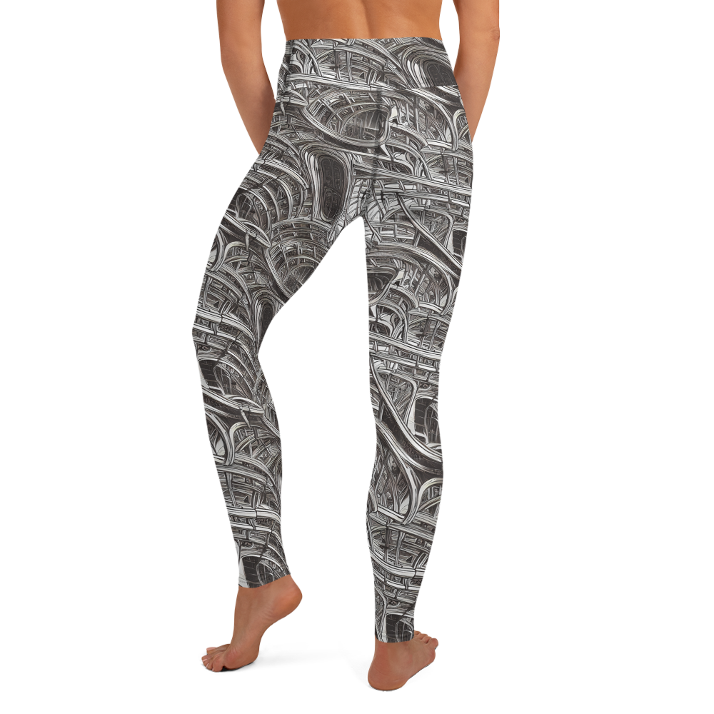 Yoga Leggings - Piranesi's Dream