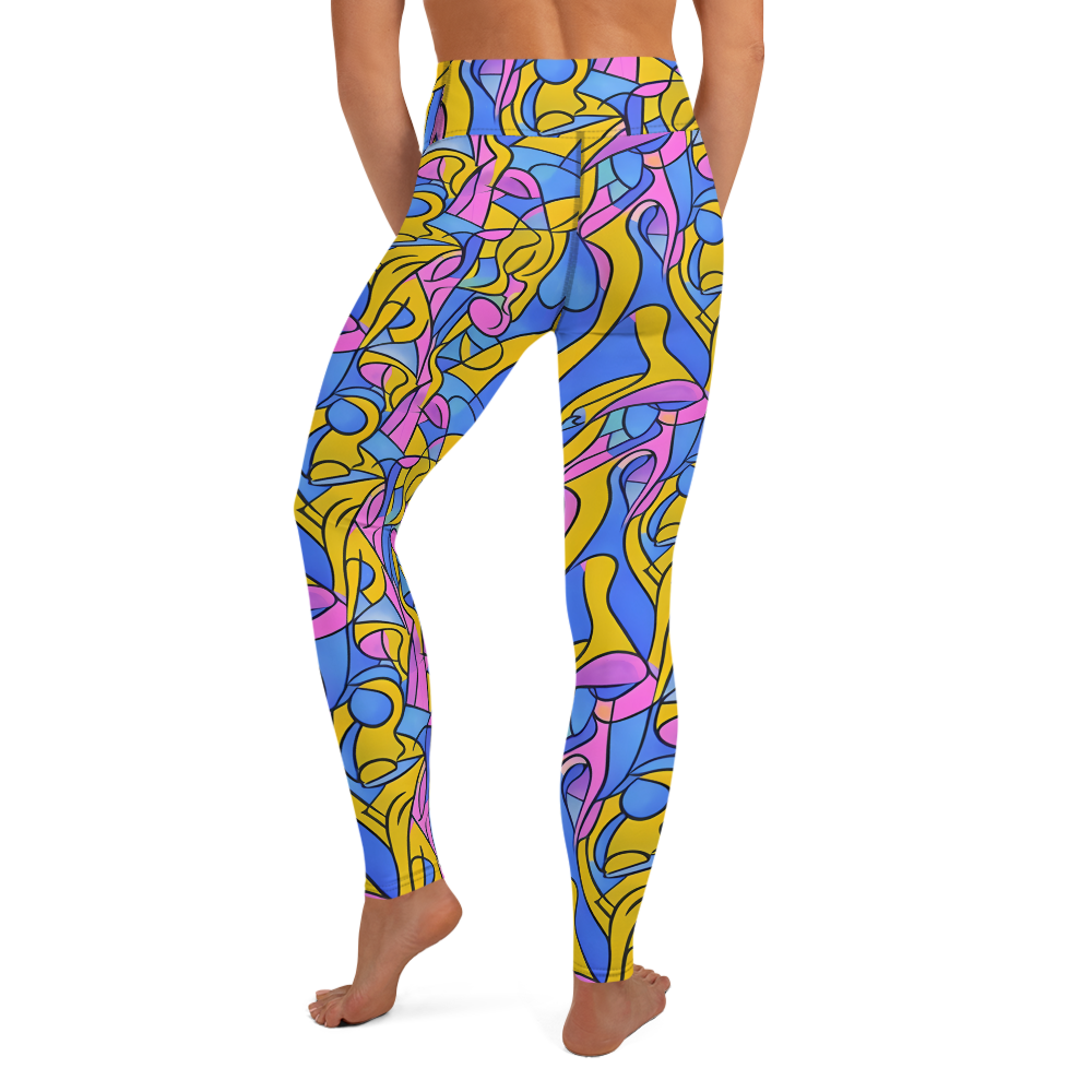 Yoga Leggings - Cosmic Curves