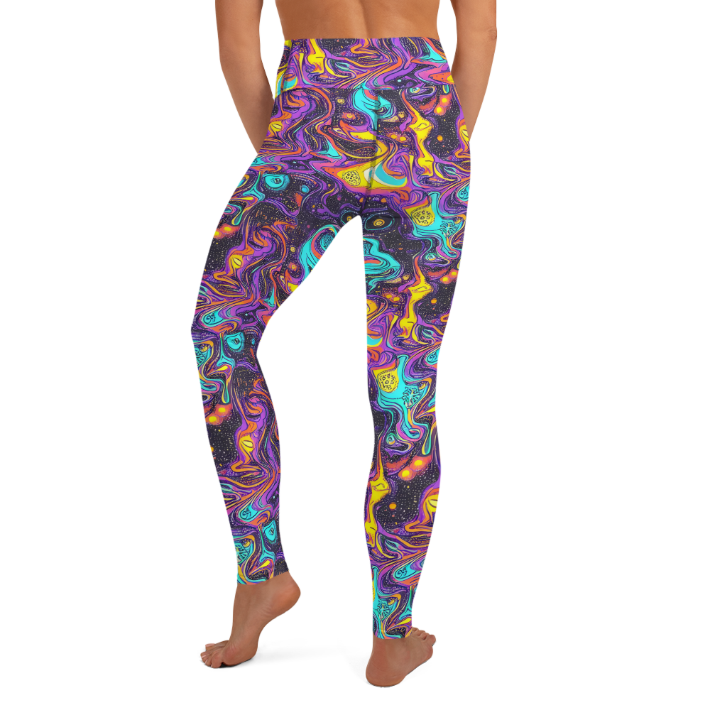 Yoga Leggings - Hutty Nebula