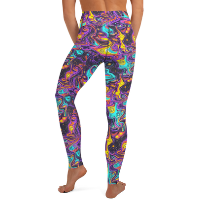 Yoga Leggings - Hutty Nebula