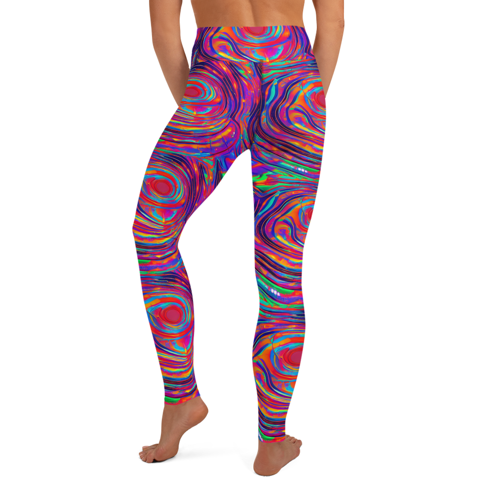 Yoga Leggings - Quantum Spiral