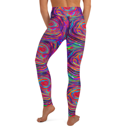 Yoga Leggings - Quantum Spiral