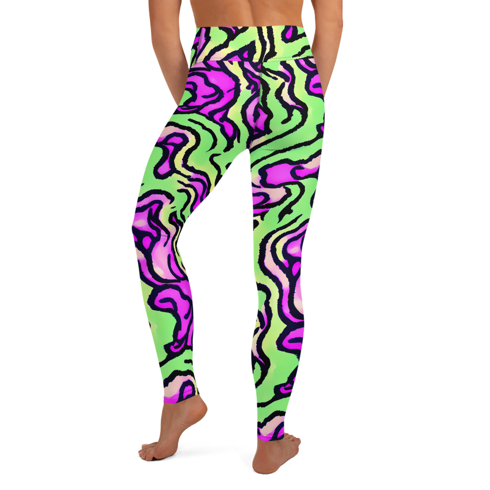 Yoga Leggings - Mintchine Maze