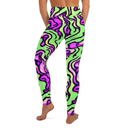 Yoga Leggings - Mintchine Maze