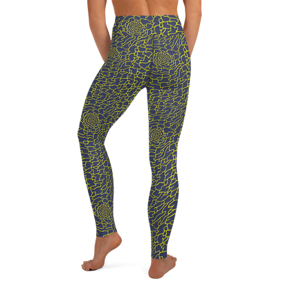 Yoga Leggings - Nightshade Maze