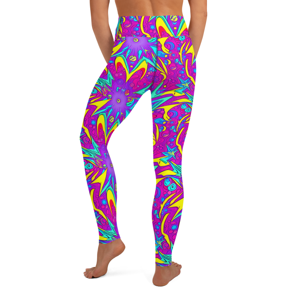 Yoga Leggings - Nebula Radiance