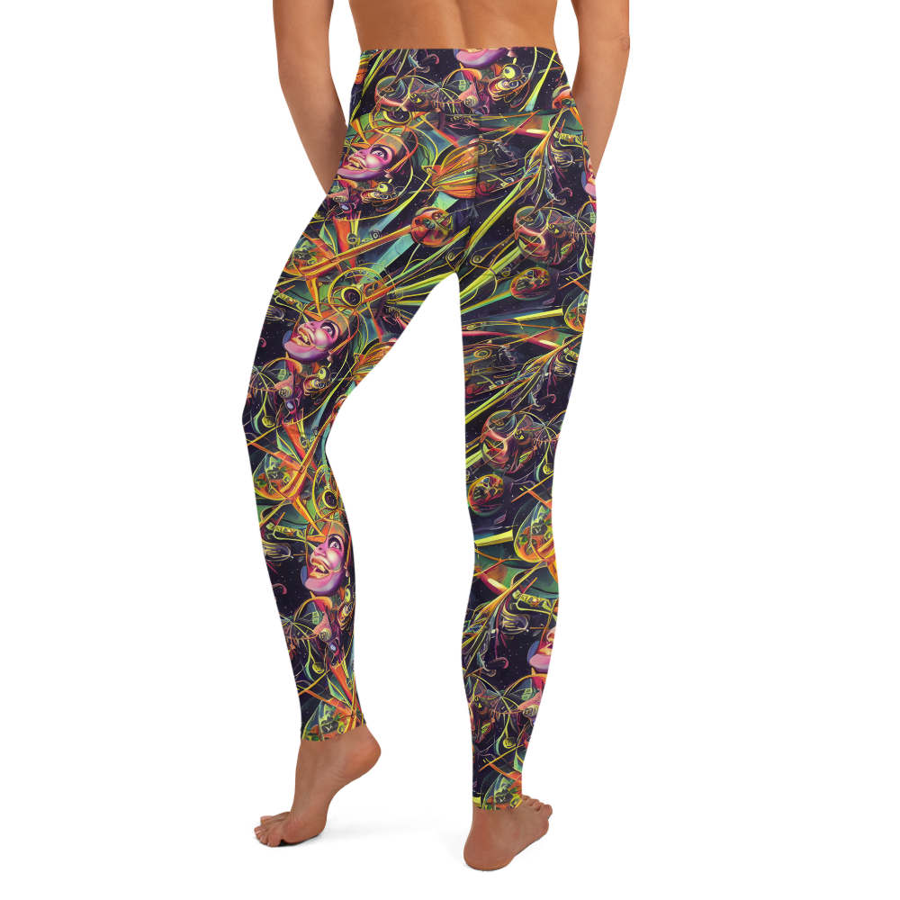 Yoga Leggings - Psychedelic Deep Space