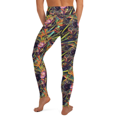 Yoga Leggings - Psychedelic Deep Space