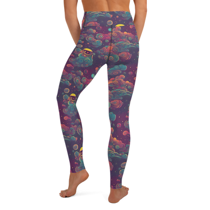 Yoga Leggings - Nebula Dreamscape