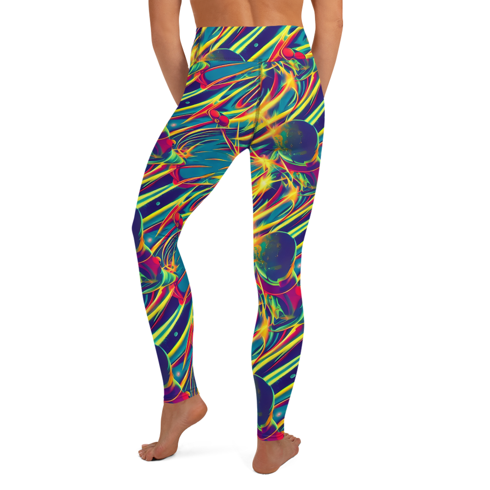 Yoga Leggings - Cosmic Inferno